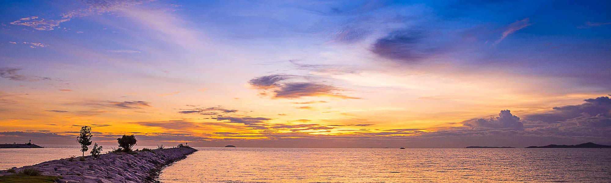 Sonnenuntergang am Strand