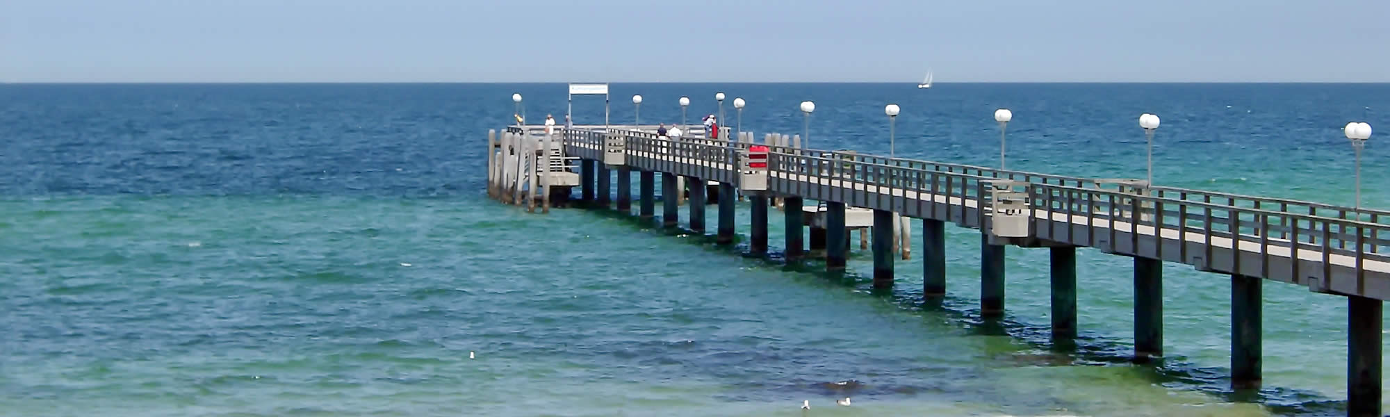 Ausblick auf das Meer in Dahme